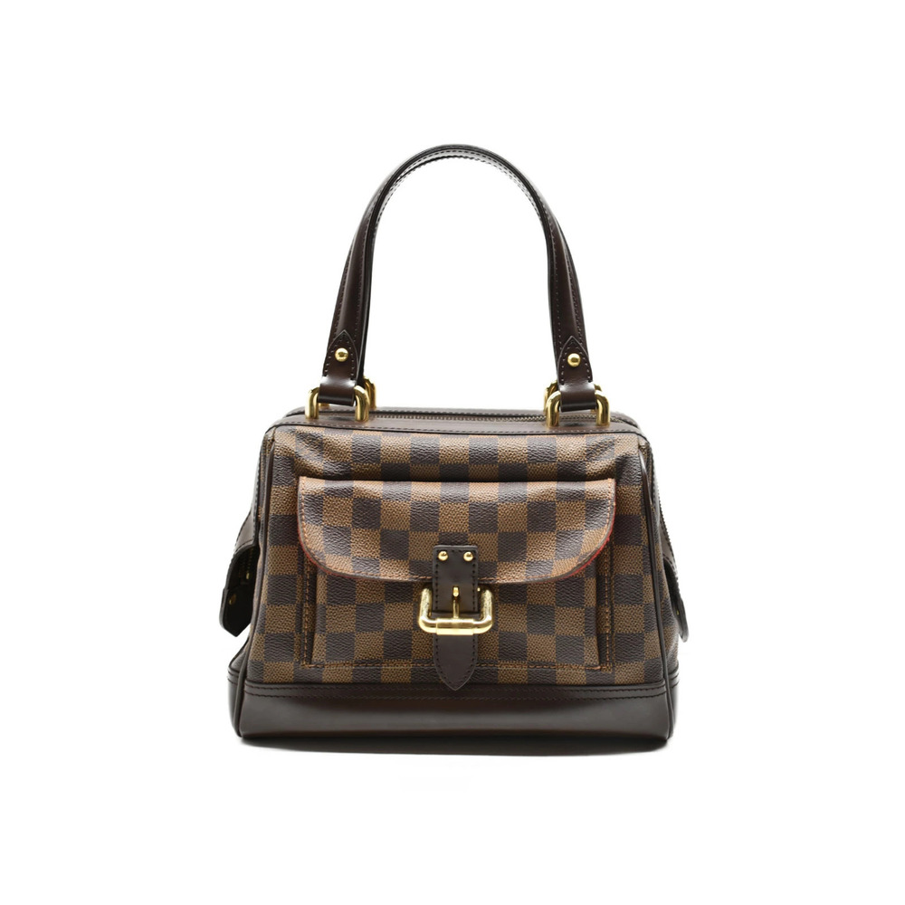 LOUIS VUITTON Knightsbridge Damier Ebene Brown Canvas Handbag